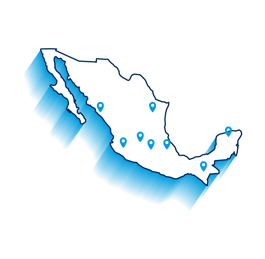 Presencia en México
