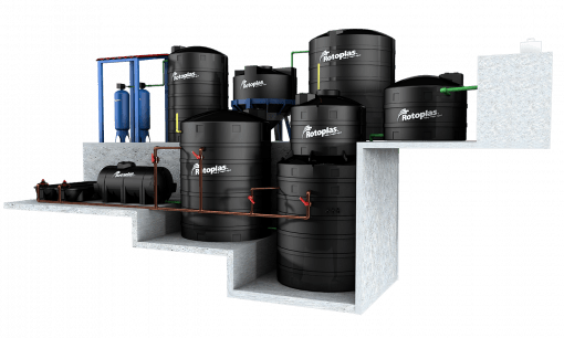 Planta de tratamiento de Aguas residuales Rotoplas
