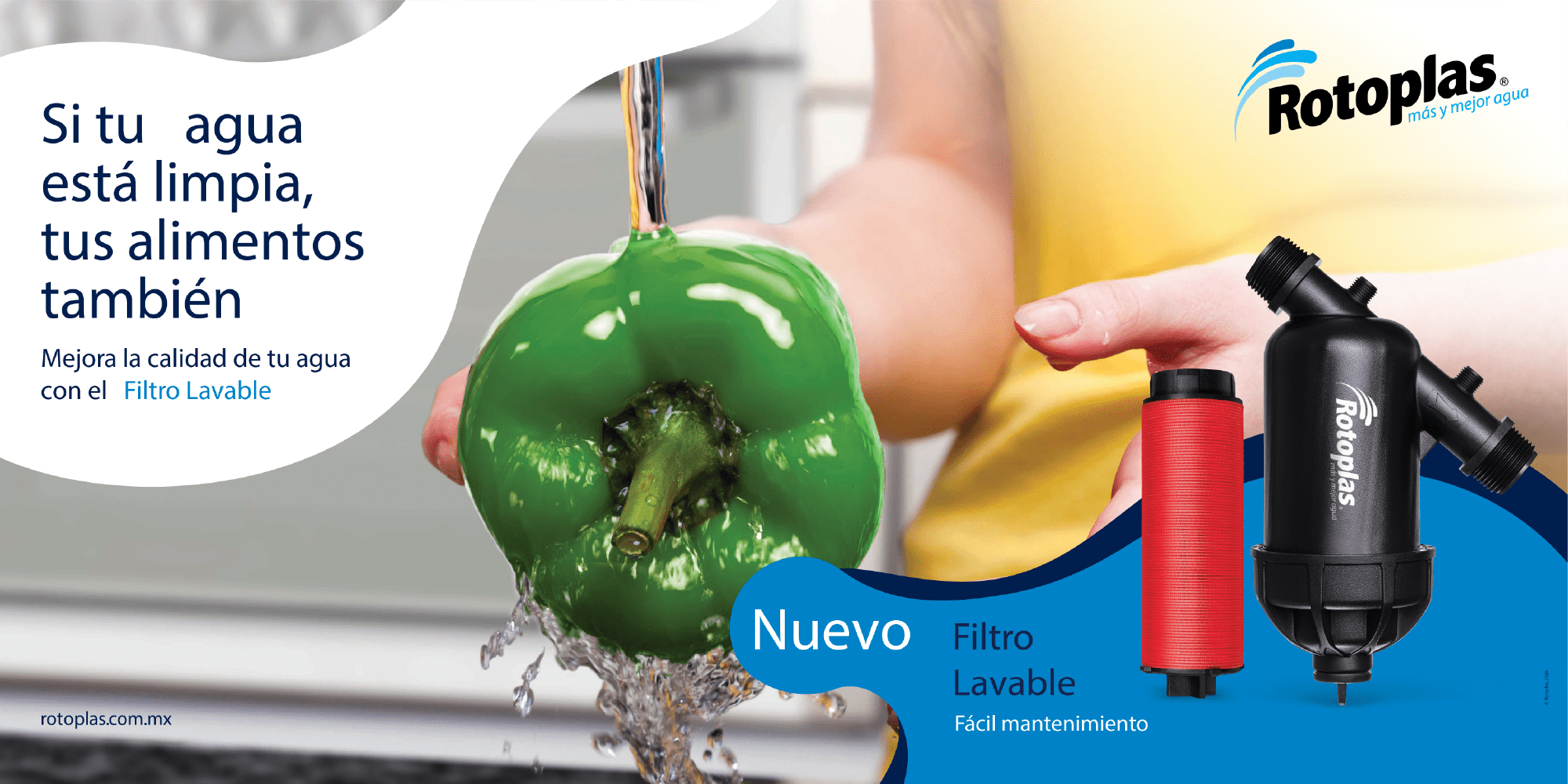Filtro lavable