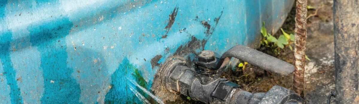 Cómo prevenir una fuga de agua en tinaco